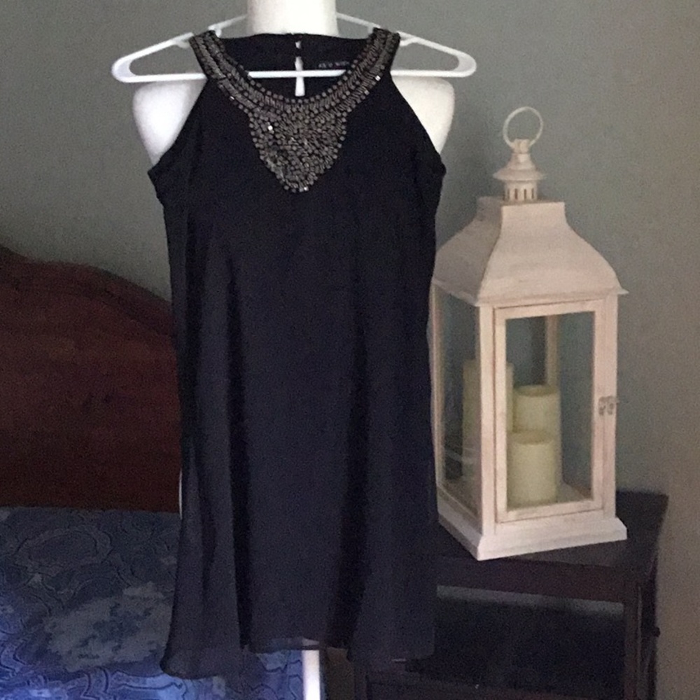 Y2K Black special occasion style dress/tunic whimsygoth Size XS - Picture 8 of 8